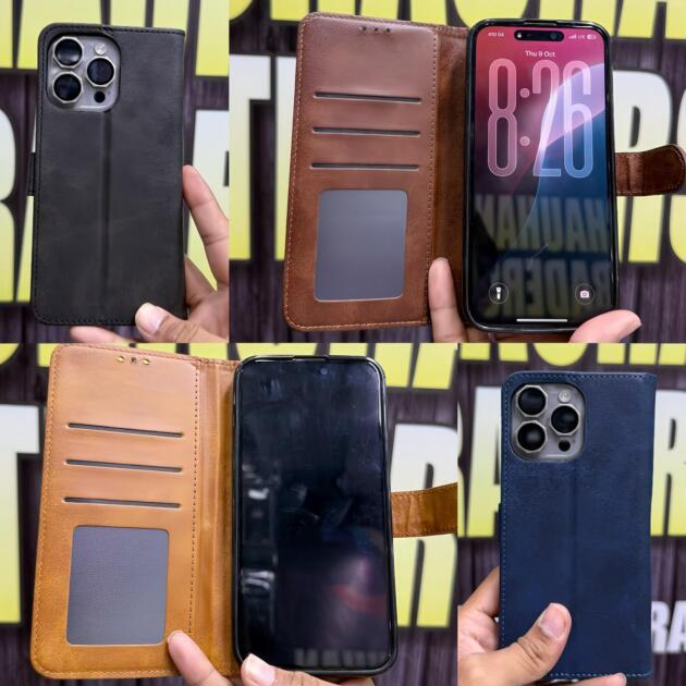 iPhone All Models Series High Quality Book Fold Case