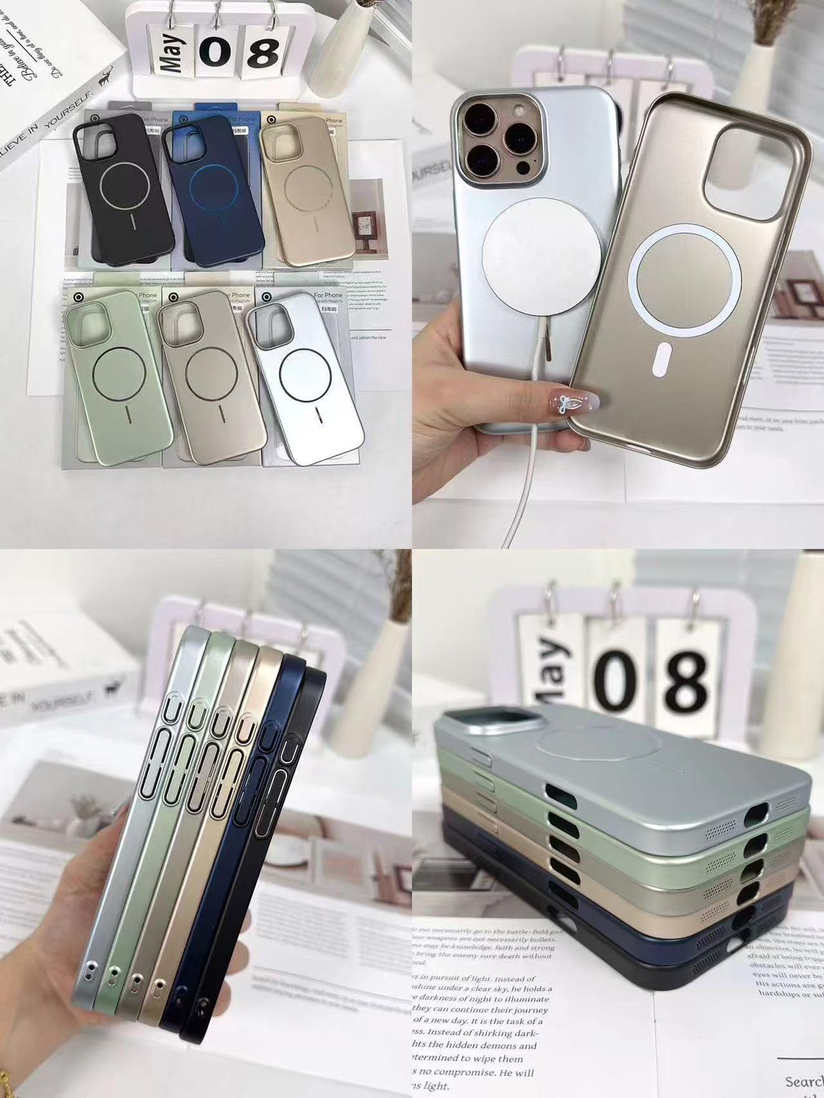 iPhone All Models Ultra Thin Metal Magsafe Case - Image 2