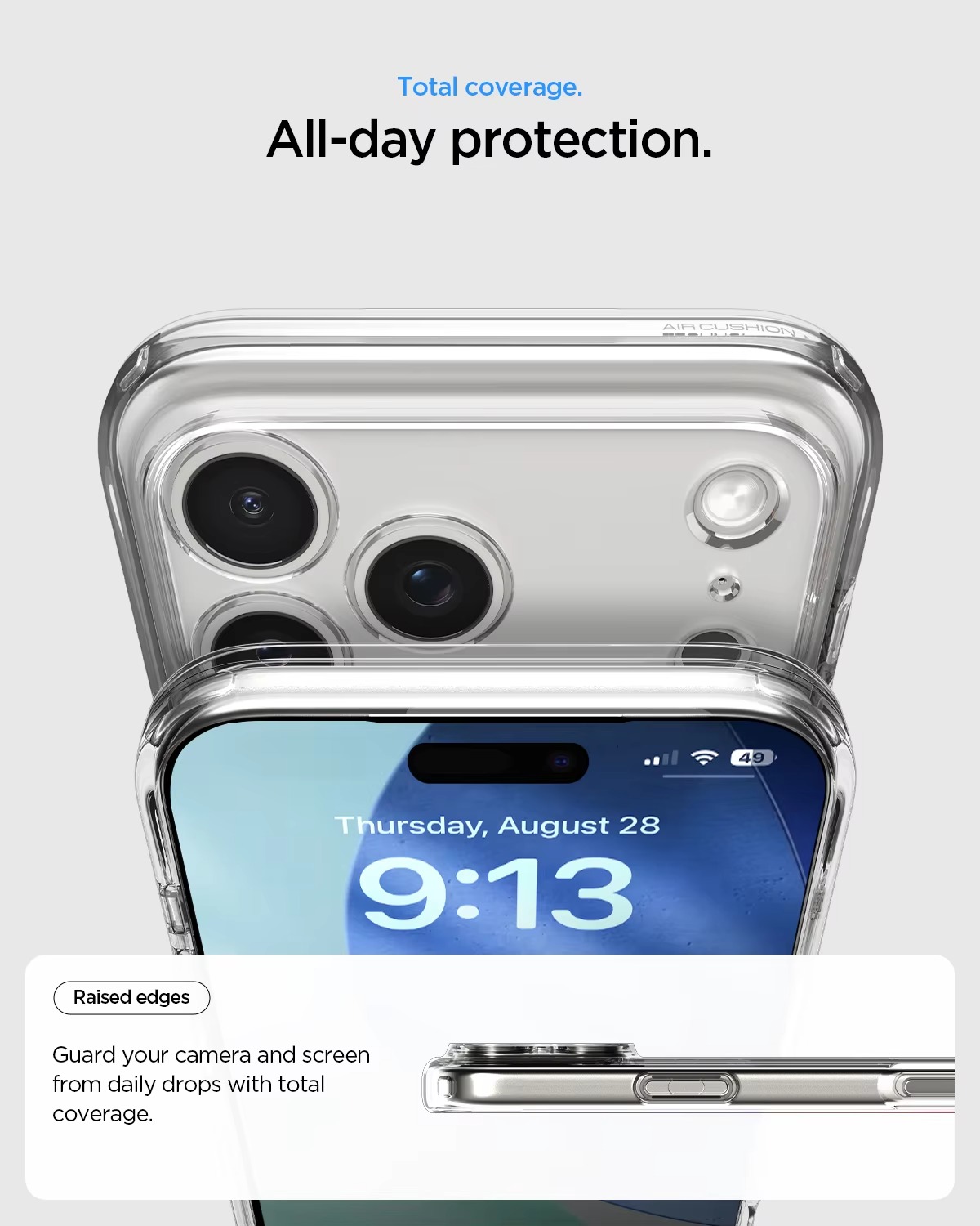 Spigen Ultra Hybrid Case for iPhone 17 Pro Max / 17 Pro / Air / 17 to iPhone X - Image 6