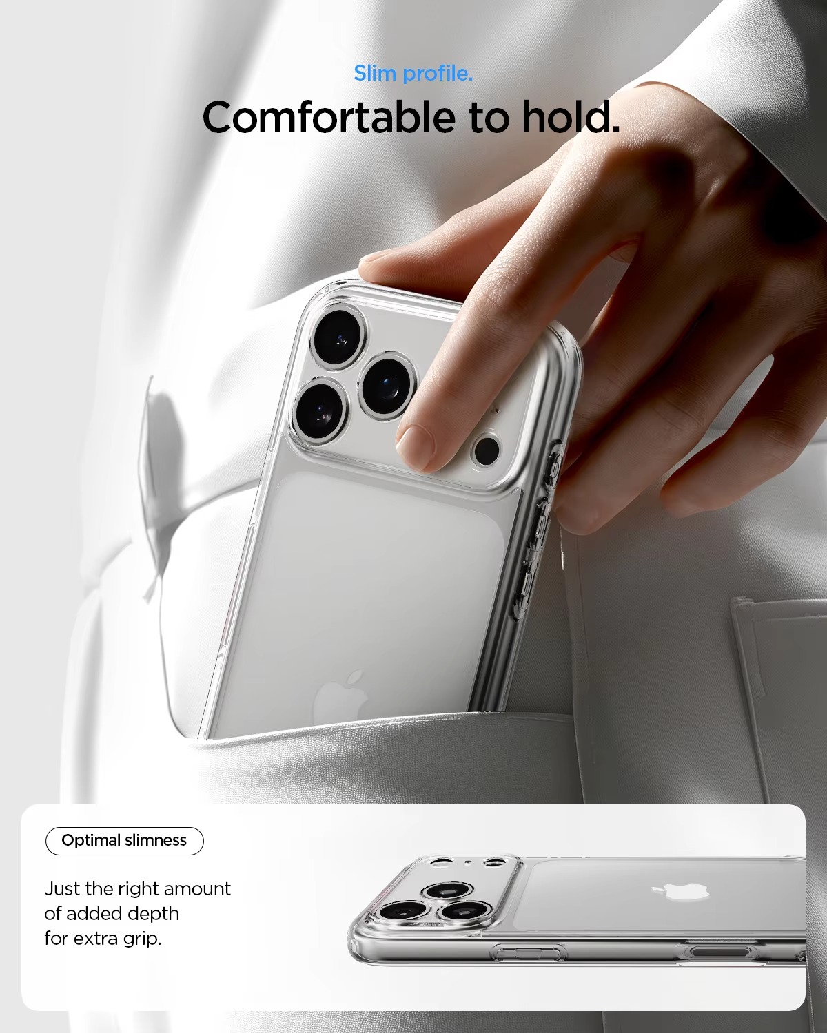 Spigen Ultra Hybrid Case for iPhone 17 Pro Max / 17 Pro / Air / 17 to iPhone X - Image 4