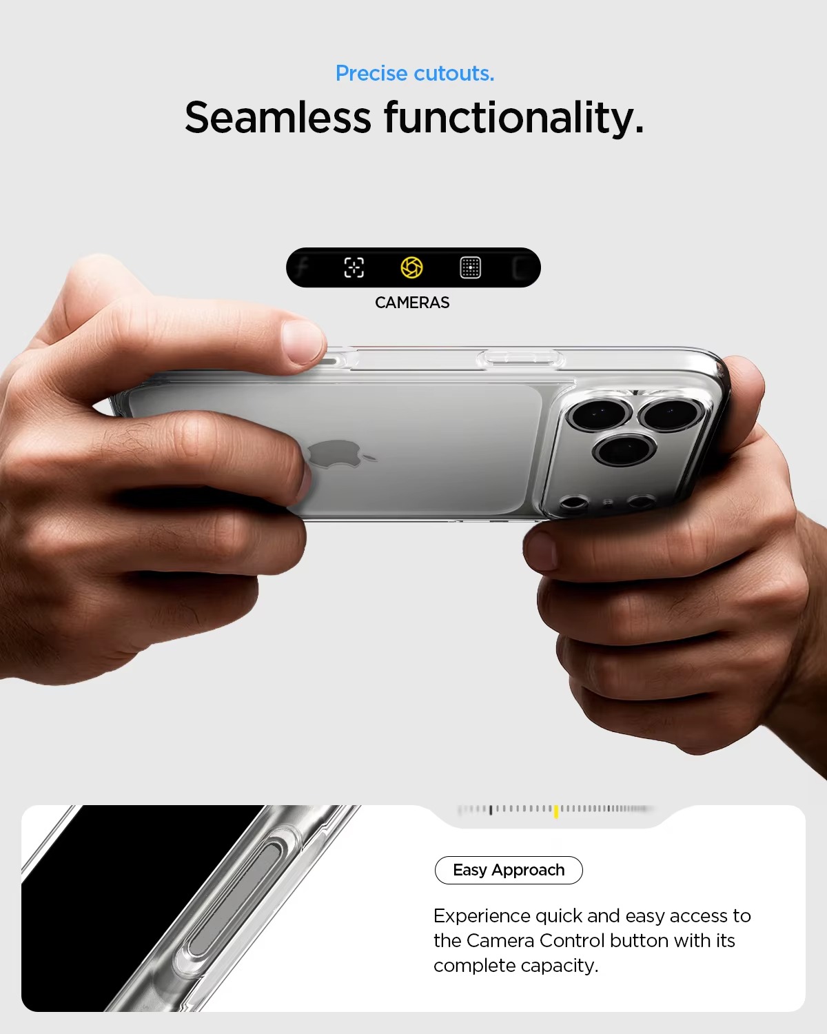 Spigen Ultra Hybrid Case for iPhone 17 Pro Max / 17 Pro / Air / 17 to iPhone X - Image 2